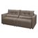 Sofá-Cama Ibiza 3 Lugares 212cm Reclinável com Rodízios RBF Móveis Capuccino