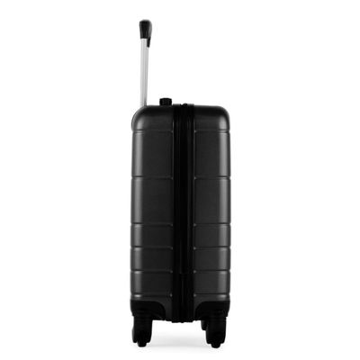 Mala de Bordo PP 8 Kg ABS 4 Rodas 18,5" Downtown  Preta PP / Preto