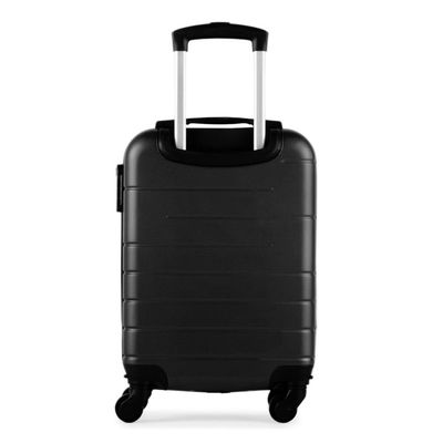 Mala de Bordo PP 8 Kg ABS 4 Rodas 18,5" Downtown  Preta PP / Preto