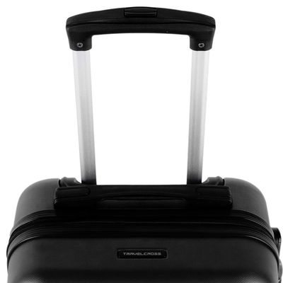 Mala de Bordo PP 8 Kg ABS 4 Rodas 18,5" Downtown  Preta PP / Preto