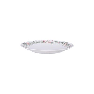 Prato Raso Tramontina Noite Feliz em Porcelana Decorada 21 cm