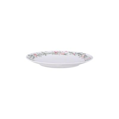 Prato Raso Tramontina Noite Feliz em Porcelana Decorada 21 cm