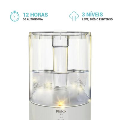 Umidificador 3 em 1 Philco 4,2L Óleos essenciais PUD04A Bivolt