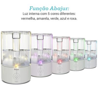 Umidificador 3 em 1 Philco 4,2L Óleos essenciais PUD04A Bivolt
