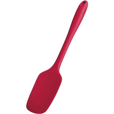 Espátula Grande Euro em Silicone 30 cm Vermelho