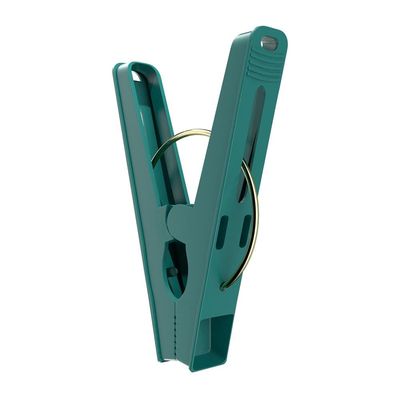 Mini Varal Oval FlashLimp LAV6803 com 24 Prendedores Verde com Cinza