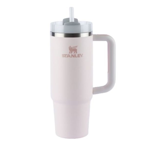 COPO STANLEY TÉRMICO QUENCHER ROSE QUARTZ EM AÇO INOX 887ML 08149-01