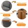 Mesa Olimpia 90 Mdf Com 4 Cadeiras Athenas Linho Grafite Naturalle