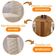 Mesa Olimpia 90 Mdf Com 4 Cadeiras Safira Veludo Creme Naturalle