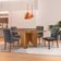 Mesa Evora 90 Mdf Com 4 Cadeiras Melissa Veludo Grafite Naturalle