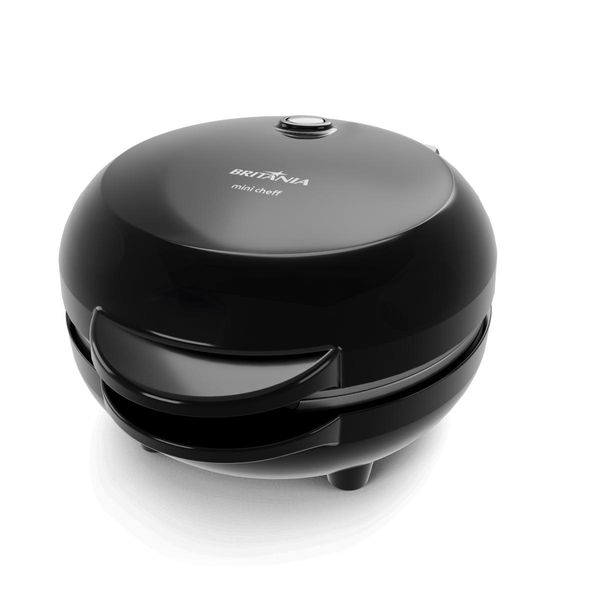 Mini Grill e Sanduicheira Britânia 550W Chapas Lisas BGRE03A 127V