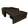 Sofá Cama Para Sala De Estar Amora New Suede - Marrom Marrom