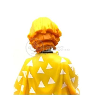 Action Figure Kimetsu No Yaiba Boneco Zenitsu Agatsuma Raio Demon Slayer 14cm
