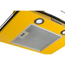 Coifa De Parede 70cm Vidro Curvo Slim Nardelli Yellow 110V