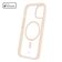 Kit Capa Magsafe Rosa e Pelicula Ultra Glass Preta para iPhone 15 - Gshield