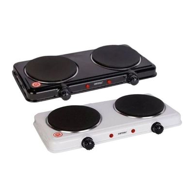 Fogareiro Elétrico Fogão Portátil De 2 Bocas 2000w 110V
