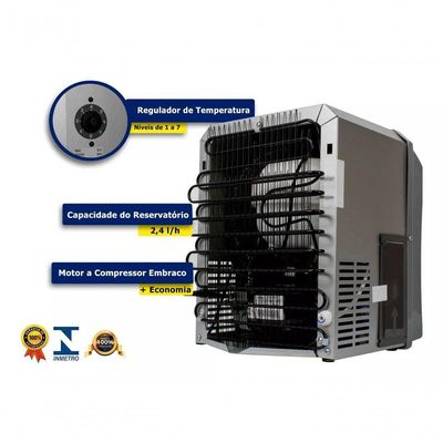 Purificador de Água Alcalina K+ Ozonizada Com Potássio Prata 220V