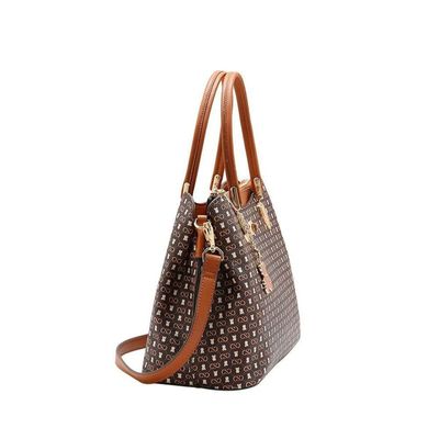 Bolsa Chenson Monograma Baby Urso Cafe Un