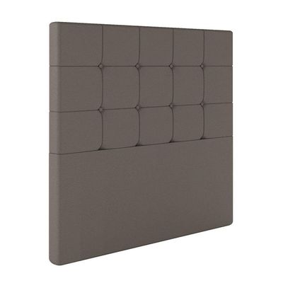 Cabeceira Estofada Solteiro 90 Cm Safira Corino Marrom