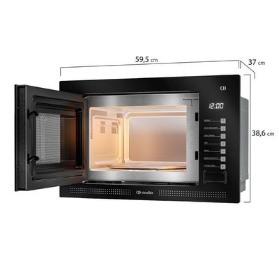 Micro-ondas De Embutir Mueller 25 Litros Preto MME25K Preto 110V