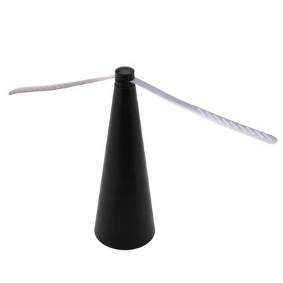Kit 02 Ventilador Repelente De Mesa Retrátil 8 X 26 Cm Preto Lyor