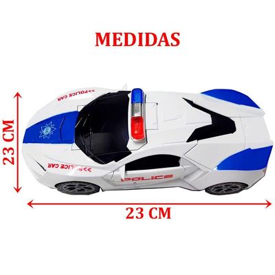 Carrinho Lamborghini Transformers Brinquedo Elétrico Led Som