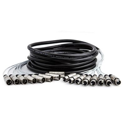 Multicabos Com Conectores Xlr 8 Vias Santo Angelo 15 Metros