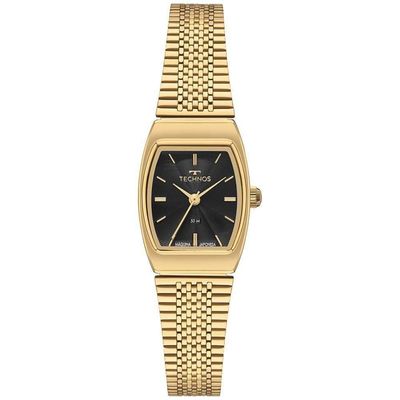 Relógio Technos Feminino Ref: 2035ndj/1p Retangular Dourado