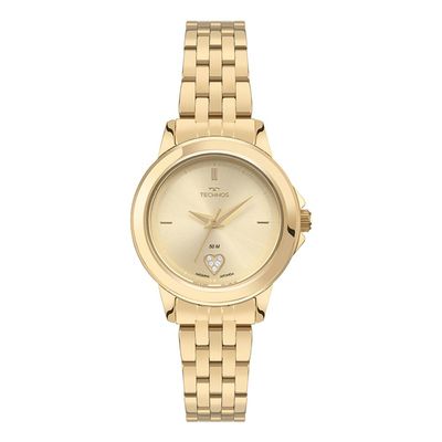 Relógio Technos Feminino Ref: 2035ncx/1x Fashion Dourado
