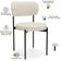 Kit 08 Cadeiras Estofadas Para Sala De Jantar Louvre L02 Linho Champagne - Lyam Decor