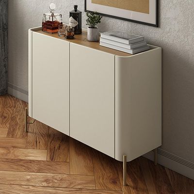 Buffet Para Sala de Jantar 2 Portas 1 Gaveta Pés Industrial Dourado Naim I03 Luna Louro - Lyam