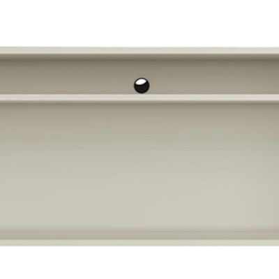 Rack Para Sala de Estar TV 85 Pol 4 Portas Brise Pés Industrial Dourado Alef I03 Luna - Lyam Decor