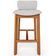 Kit 06 Banquetas Alta Para Cozinha Sala de Jantar Bar Dara L02 Linho Cinza - Lyam Decor