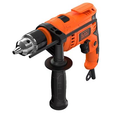 Furadeira de Impacto BED713650 1/2 Polegadas 650W Empunhadura Ergonômica Gatilho Anatômico Laranja e Preta Black+Decker Laranja e Preto / 110V