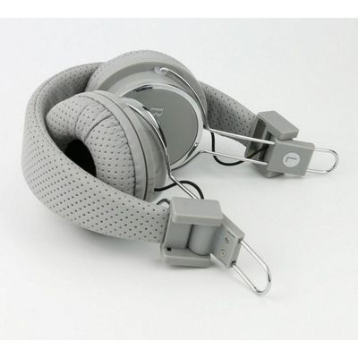 Fone de Ouvido Bluetooth Micro Sd Mp3 Rádio Fm Player Cinza