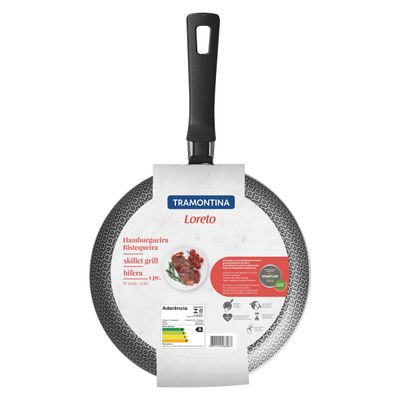 Bistequeira em Alumínio com Revestimento Antiaderente Starflon Loreto Vermelha 22cm - Tramontina Vermelho