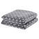 Cobertor Celine Solteiro Manta Flannel Mantinha Bolinhas - Cinza