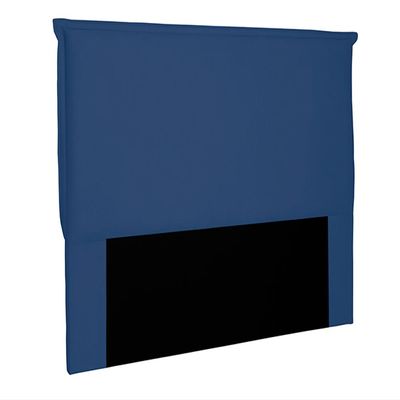 Cabeceira Decorativa Queen Size 1,60M Trento Suede Azul Marinho - Gran Belo