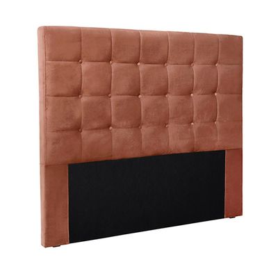 Cabeceira Decorativa Queen Size 1,60M Tropea Veludo Cobre - Gran Belo