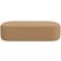 Cabeceira Cama Box Casal 140cm Lanna com Puff Recamier Doha W01  Bouclê Mostarda - Lyam Decor