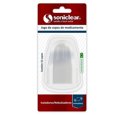 Jogo De Copos De Medicamento Soniclear Com 15 Unidades