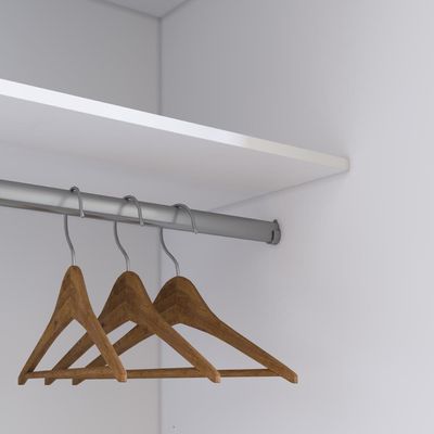 Guarda Roupa Solteiro Espelho 2 Portas de Correr Branco 147x59,8x235cm RC2004 Emovell