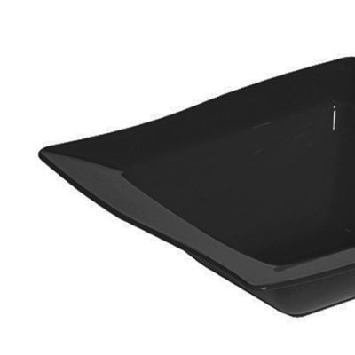 Saladeira Moove Quadrada 800ml Preta em Polipropileno