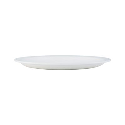Prato Elegance Raso Redondo 25cm Branco em Policarbonato
