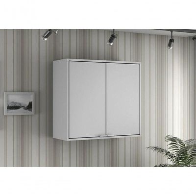 Armário Aéreo Multiúso Itatiaia Smart - 2 Portas - Branco
