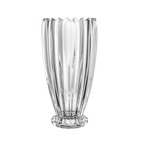 Vaso de Cristal Geneva 27,5x13,5x13,5cm Design Clássico Alta Transparência Wolff
