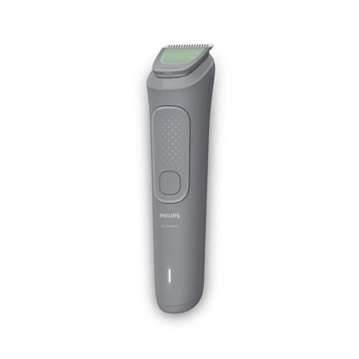 Aparador de Pelos MG3911/15 Multigroom 7 em 1 Lâminas Auto Afiáveis Philips Cinza / Bivolt