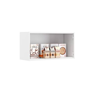Armário Aéreo De Cozinha Branco 2 Portas Gel New Premium