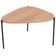 Mesa de Centro Para Sala de Estar Pés Metálicos Alta Adek A03 Hanover Preto - Lyam Decor