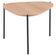 Mesa de Centro Para Sala de Estar Pés Metálicos Alta Adek A03 Hanover Preto - Lyam Decor